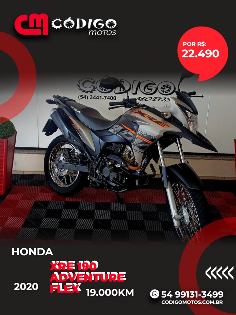 xre 190 adventure flex  2020 veranopolis