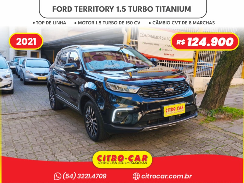 territory 1.5 gtdi ecoboost titanium 16v gasolina 4p automatico 2021 caxias do sul