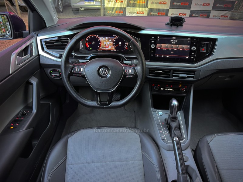 POLO 1.0	200 TSI HIGHLINE AUTOMÁTICO  - 2019 - ESTâNCIA VELHA