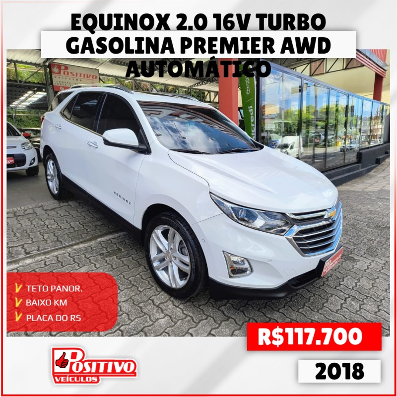 equinox 2.0 16v turbo gasolina premier awd automatico 2018 caxias do sul