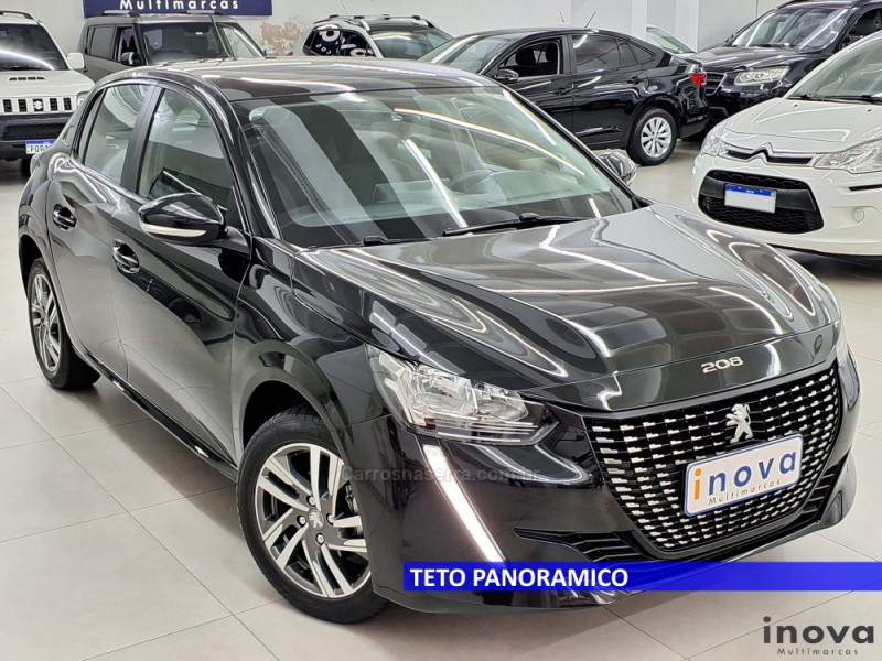 208 1.6 active pack 16v flex 4p automatico 2021 novo hamburgo