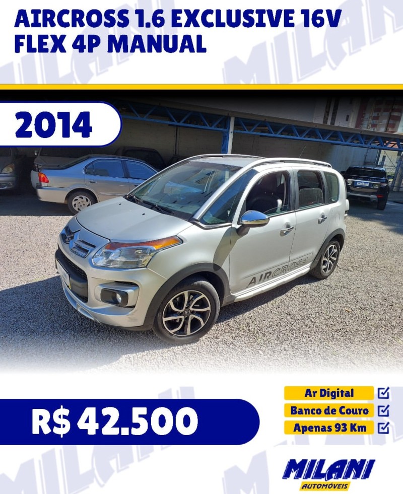 AIRCROSS 1.6 EXCLUSIVE 16V FLEX 4P MANUAL