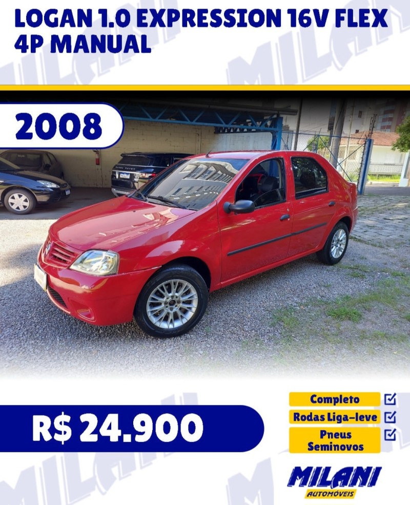 logan 1.0 expression 16v flex 4p manual 2008 bento goncalves