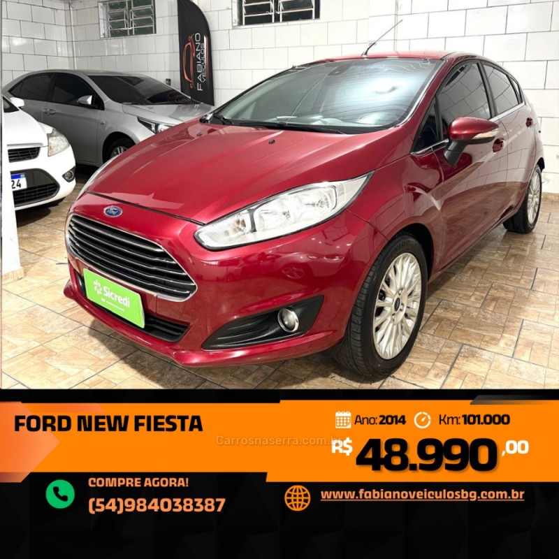 fiesta 1.6 titanium hatch 16v flex 4p manual 2014 bento goncalves