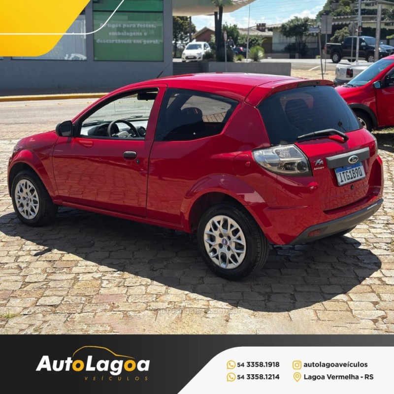 KA 1.0 MPI FLY 8V FLEX 2P MANUAL - 2012 - LAGOA VERMELHA
