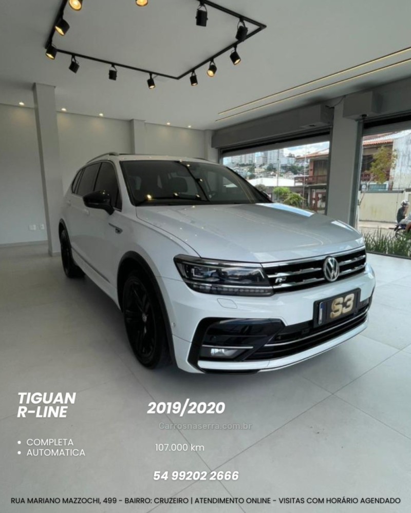tiguan 2.0 allspace r line 300 tsi gasolina 4p automatico 2020 caxias do sul
