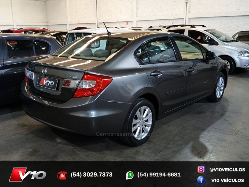 CIVIC 1.8 LXS 16V FLEX 4P MANUAL - 2012 - CAXIAS DO SUL