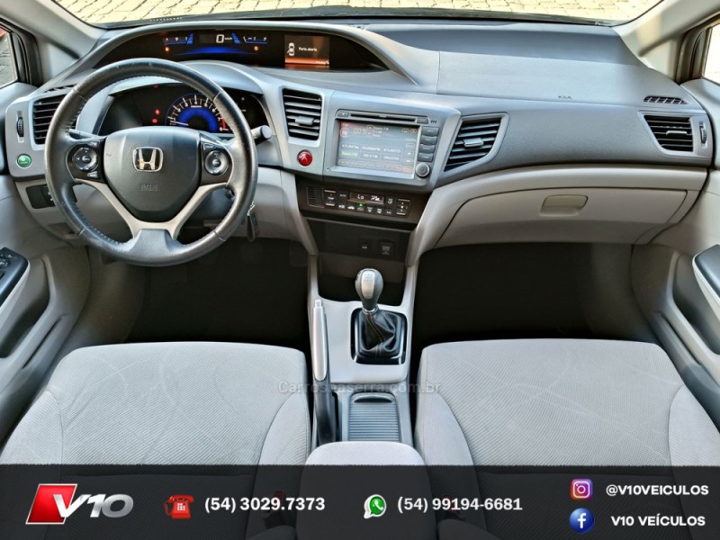 CIVIC 1.8 LXS 16V FLEX 4P MANUAL - 2012 - CAXIAS DO SUL