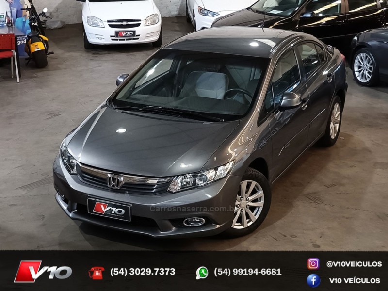 CIVIC 1.8 LXS 16V FLEX 4P MANUAL - 2012 - CAXIAS DO SUL