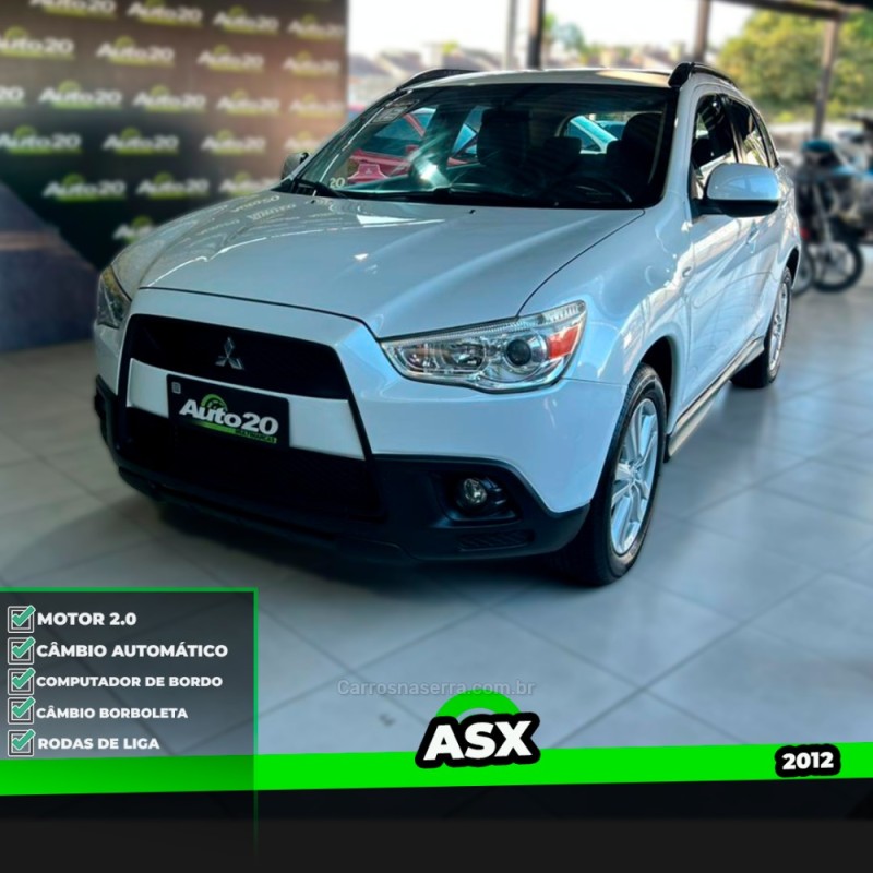 asx 2.0 4x2 16v gasolina 4p automatico 2012 taquara
