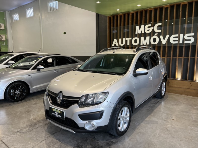 sandero 1.6 stepway 8v flex 4p manual 2016 caxias do sul