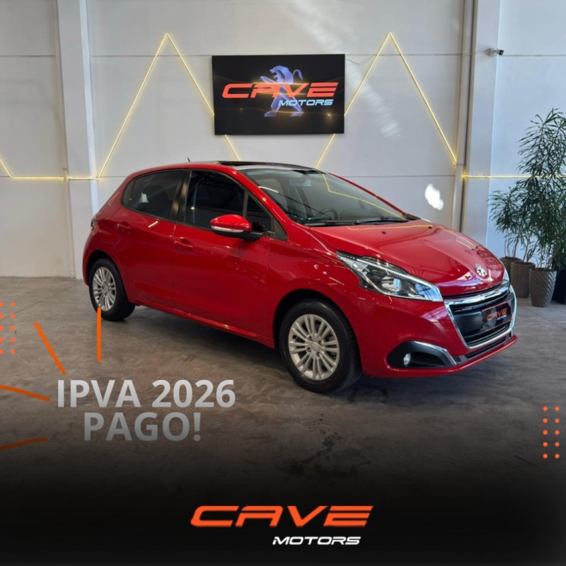 208 1.6 allure 16v flex 4p automatico 2017 caxias do sul