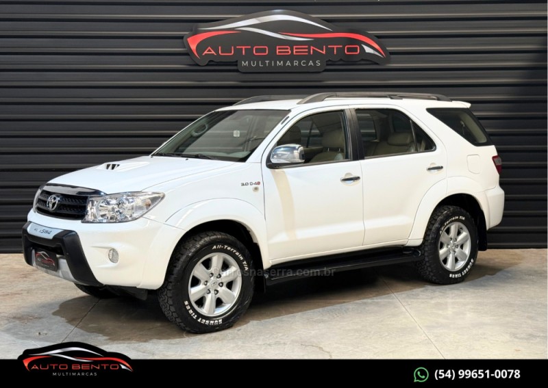 hilux sw4 3.0 srv 4x4 7 lugares 16v turbo intercooler diesel 4p automatico 2011 bento goncalves