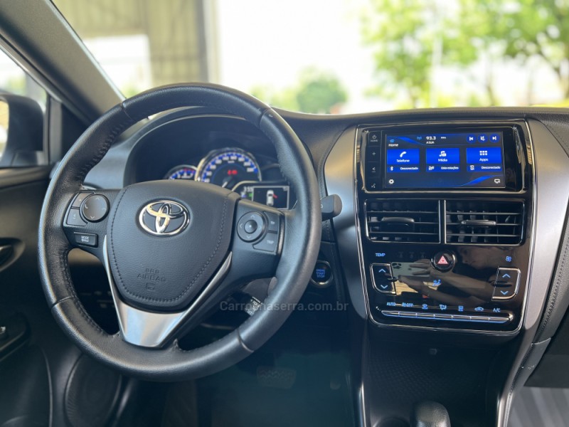 YARIS 1.5 XS 16V FLEX 4P AUTOMÁTICO - 2023 - BOM PRINCíPIO