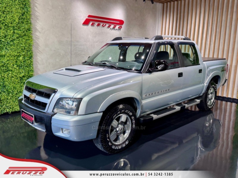 s10 2.8 executive 4x4 cd 12v turbo electronic intercooler diesel 4p manual 2010 nova prata