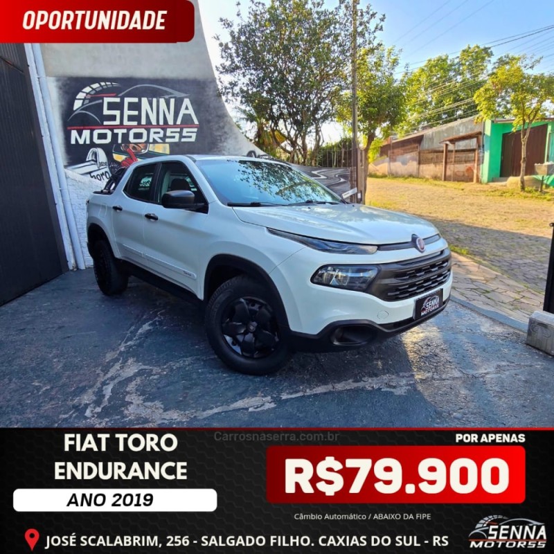 toro 1.8 16v endurance at flex 4p automatico 2019 caxias do sul