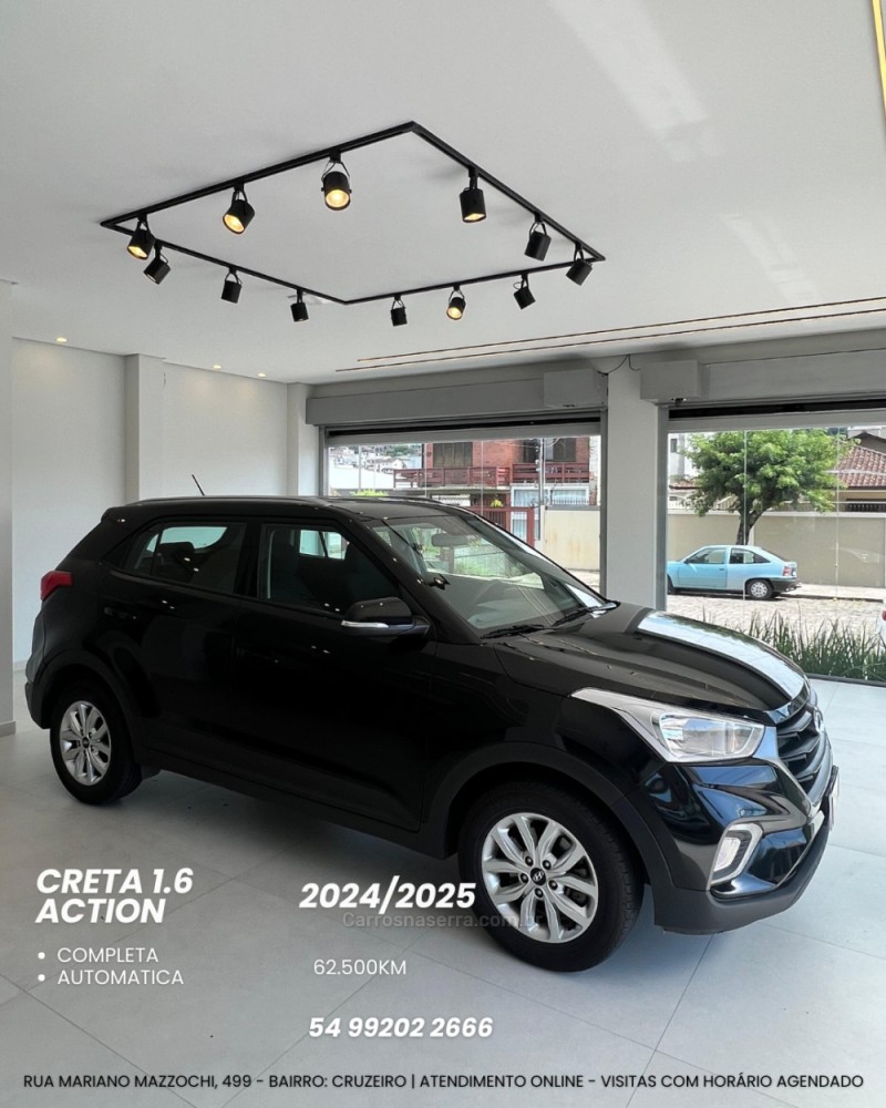 creta 1.6 16v action flex 4p autom 2025 caxias do sul