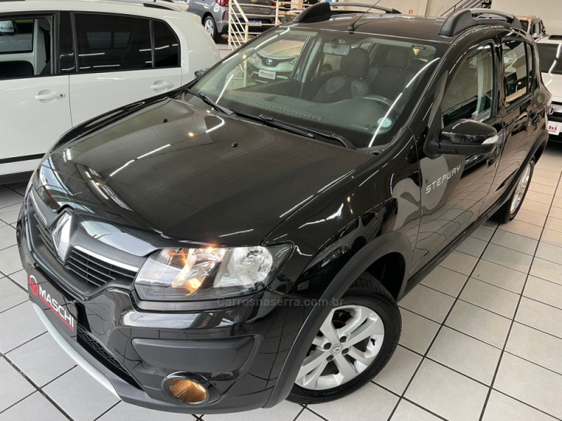 sandero 1.6 stepway 8v flex 4p manual 2015 caxias do sul