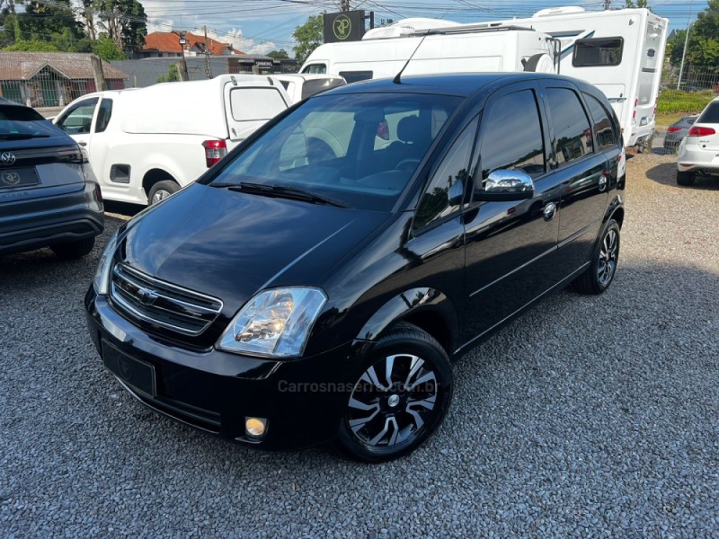 meriva 1.8 mpfi premium 8v flex 4p automatizado 2009 canela