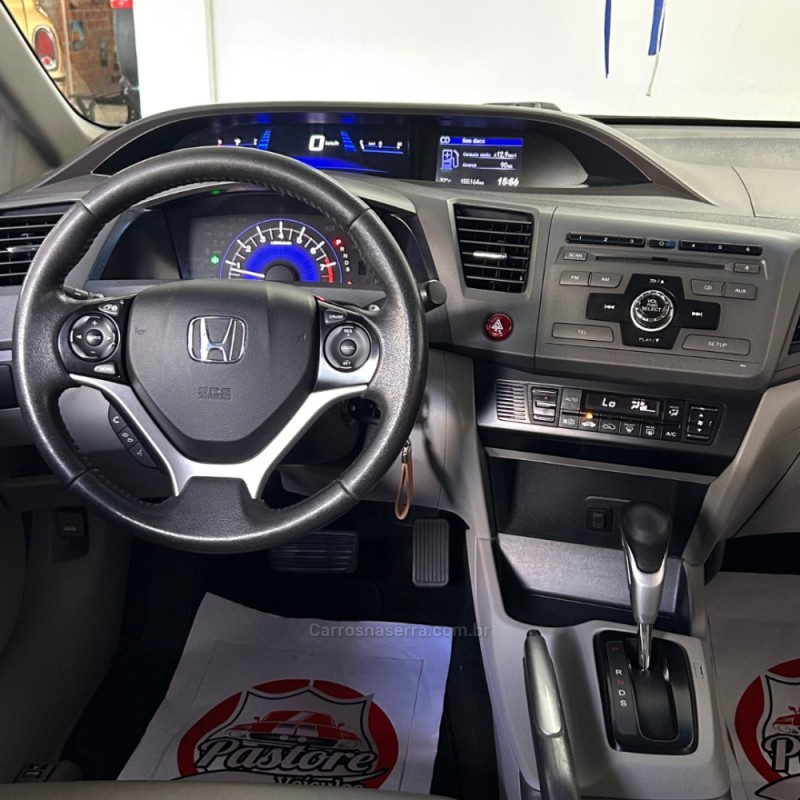 CIVIC 2.0 LXR 16V FLEX 4P AUTOMÁTICO - 2014 - VACARIA