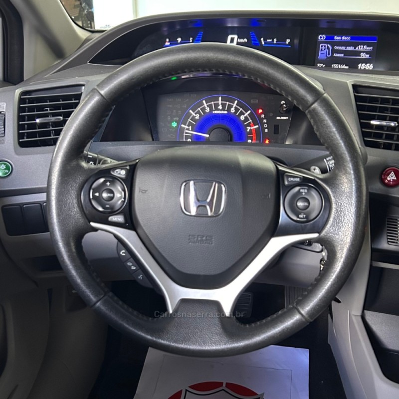 CIVIC 2.0 LXR 16V FLEX 4P AUTOMÁTICO - 2014 - VACARIA