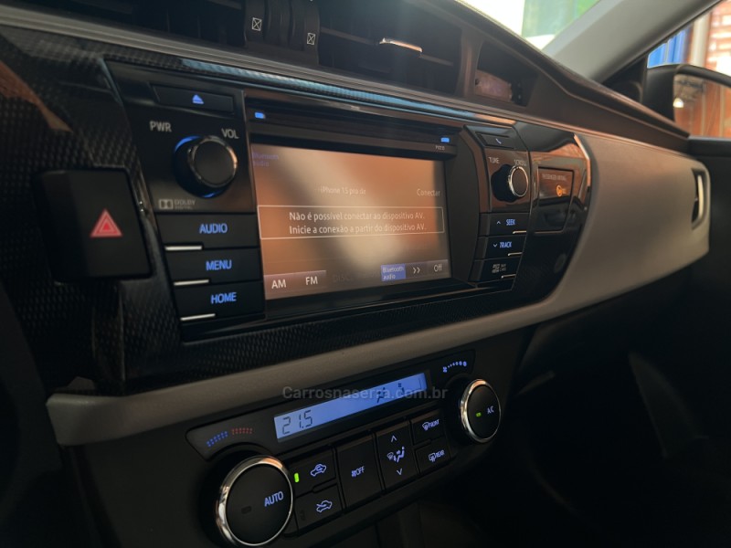 COROLLA 2.0 XEI 16V FLEX 4P AUTOMÁTICO - 2015 - BENTO GONçALVES