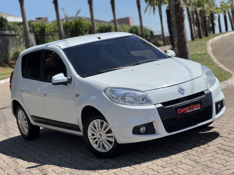 sandero 1.6 privilege 16v flex 4p automatico 2013 estancia velha