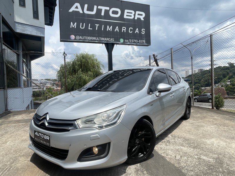 C4 LOUNGE 1.6 EXCLUSIVE 16V TURBO GASOLINA 4P AUTOMÁTICO - 2014 - CAXIAS DO SUL
