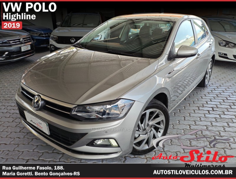 polo 1.0	200 tsi highline automatico  2019 bento goncalves