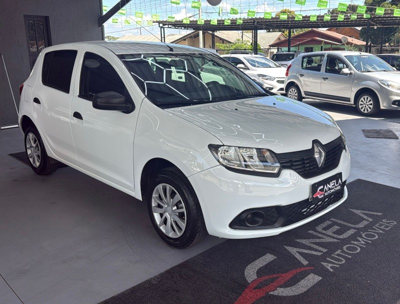 SANDERO 1.0 AUTHENTIQUE 12V FLEX 4P MANUAL - 2017 - CANELA