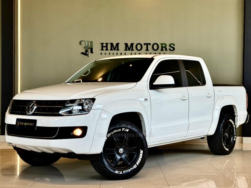 amarok 2.0 trendline 4x4 cd 16v turbo intercooler diesel 4p automatico 2016 caxias do sul