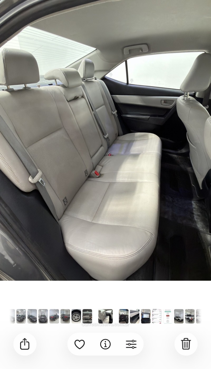 COROLLA 2.0 XEI 16V FLEX 4P AUTOMÁTICO - 2015 - CAXIAS DO SUL