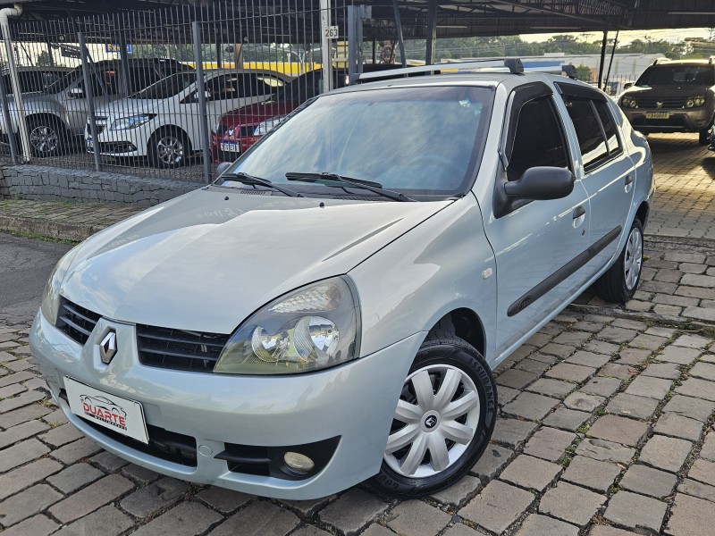 clio 1.6 authentique sedan 16v flex 4p manual 2008 caxias do sul