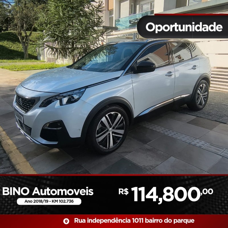 3008 1.6 griffe pack thp 16v gasolina 4p automatico 2019 farroupilha