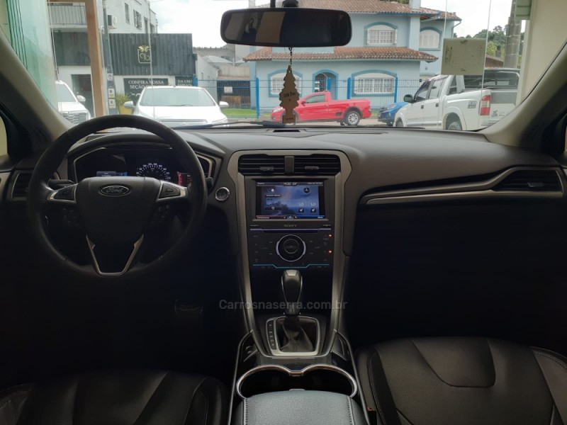 FUSION 2.0 TITANIUM GTDI ECOBOOST FWD GASOLINA 4P AUTOMÁTICO - 2014 - CANELA