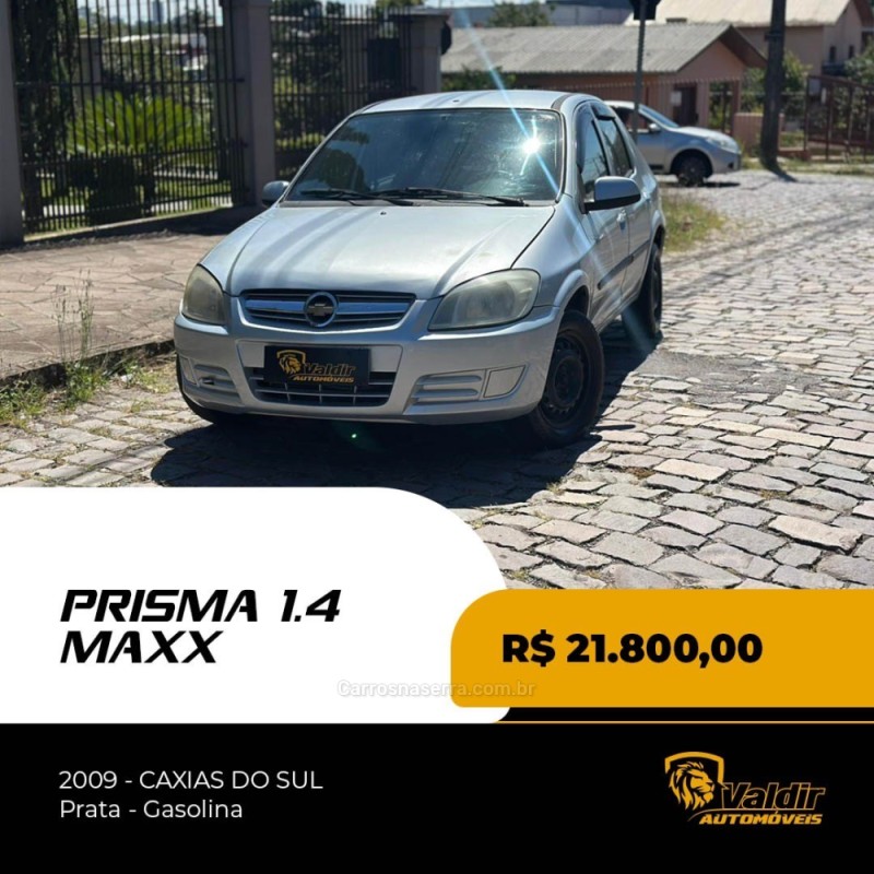 prisma 1.4 mpfi maxx 8v flex 4p manual 2009 caxias do sul