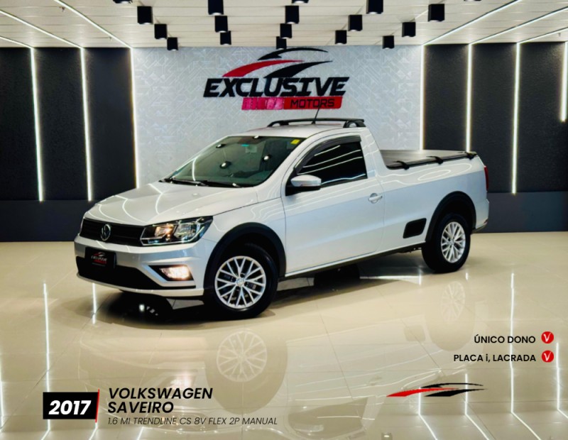 saveiro 1.6 mi trendline cs 8v flex 2p manual 2017 caxias do sul