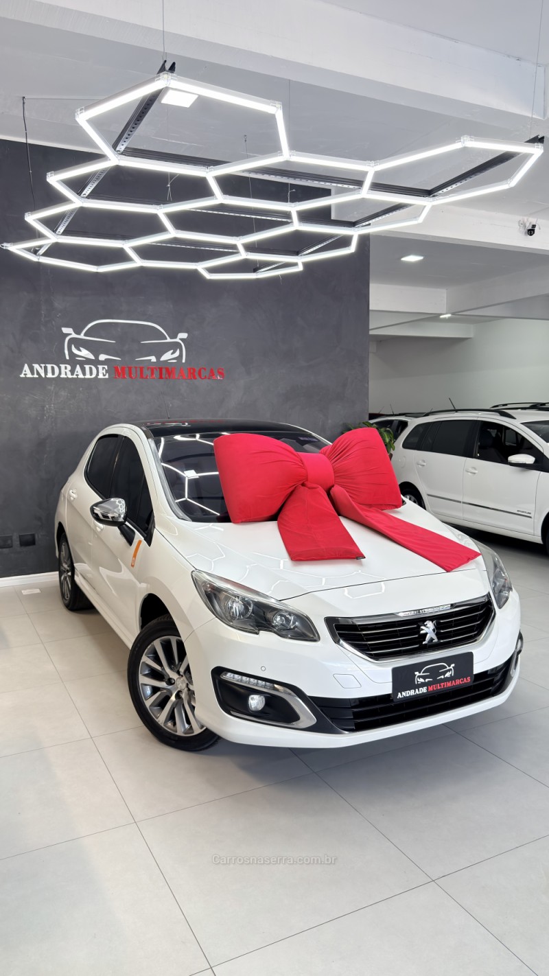 308 1.6 roland garros thp 16v flex 4p automatico 2018 caxias do sul