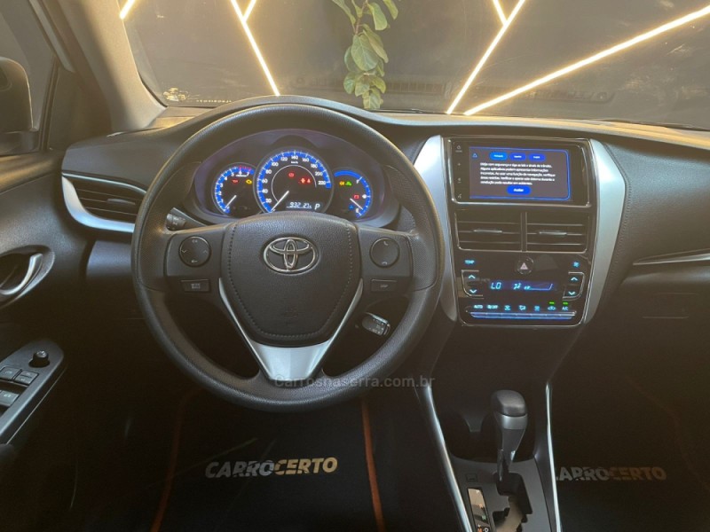 YARIS 1.5 XL PLUS CONNECT 16V FLEX 4P AUTOMÁTICO - 2020 - NOVO HAMBURGO