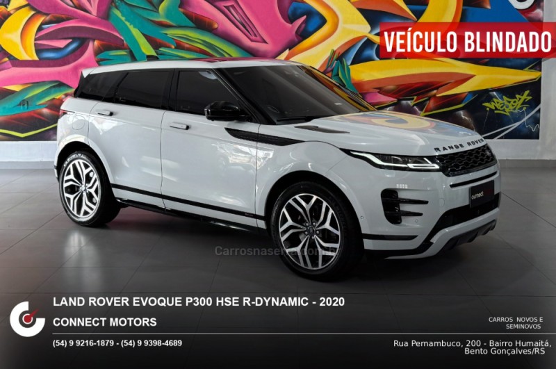 range rover evoque 2.0 hse dynamic 4wd 16v gasolina 4p automatico 2020 bento goncalves