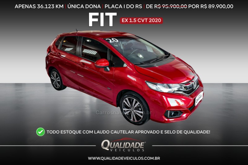 fit 1.5 ex 16v flex 4p automatico 2020 santa cruz do sul