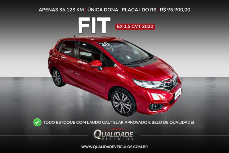 fit 1.5 ex 16v flex 4p automatico 2020 santa cruz do sul