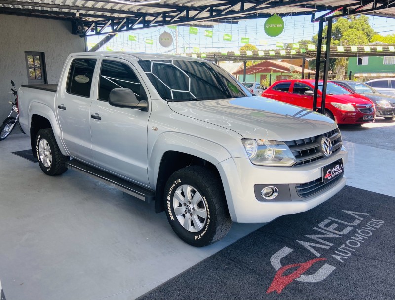 AMAROK 2.0 SE 4X4 CD 16V TURBO INTERCOOLER DIESEL 4P MANUAL - 2014 - CANELA