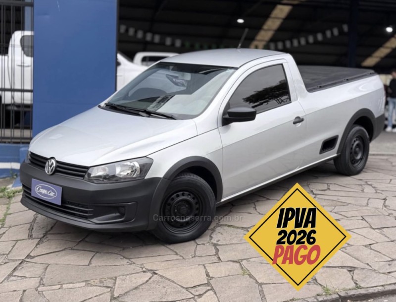 saveiro 1.6 robust cs 8v flex 2p manual 2023 caxias do sul