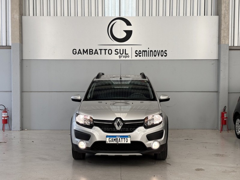 sandero 1.6 stepway 8v flex 4p automatizado 2015 bento goncalves