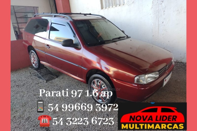 parati 1.6 mi cl 8v gasolina 2p manual 1997 caxias do sul