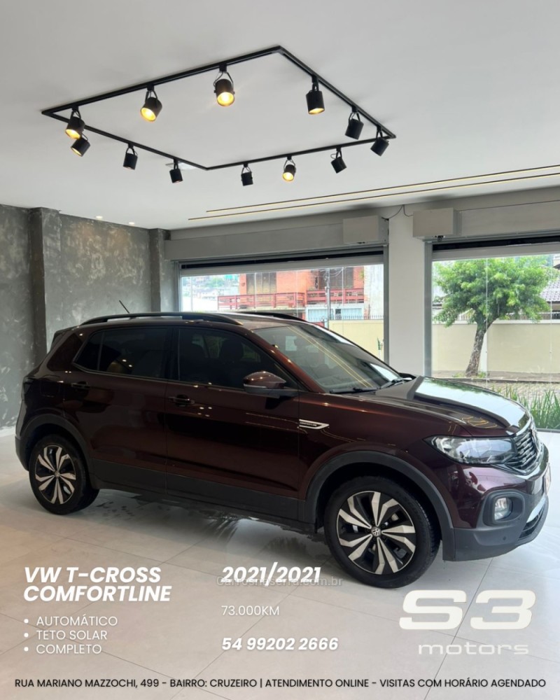 t cross 1.0 comfortline tsi flex 4p automatico 2021 caxias do sul