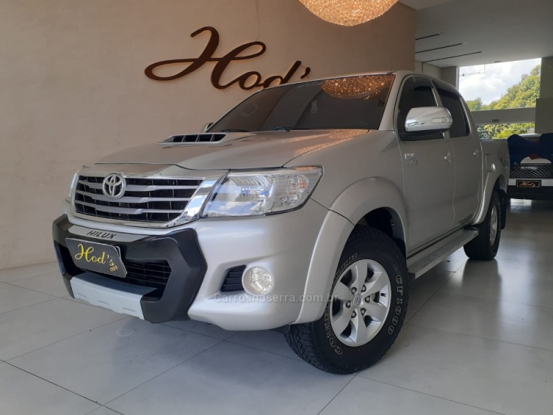 hilux 3.0 srv 4x4 cd 16v turbo intercooler diesel 4p automatico 2013 canela