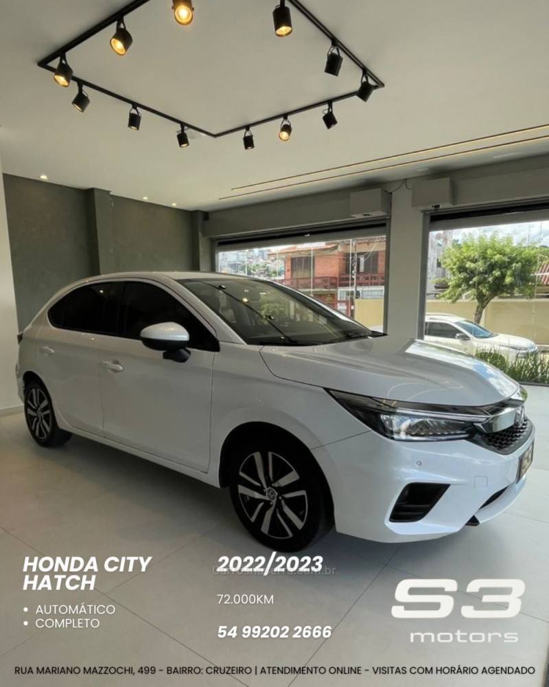 city 1.5 hatchback touring 16v flex 4p automatico 2023 caxias do sul