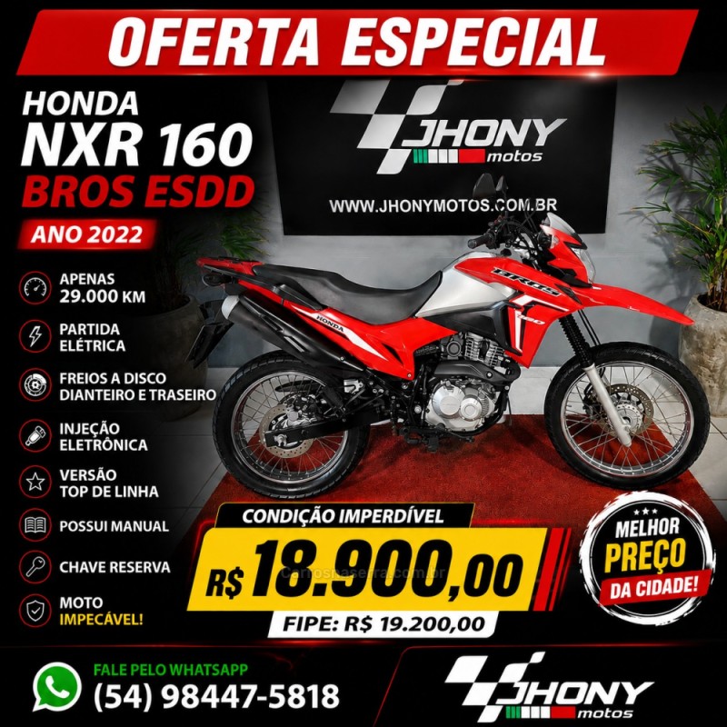 nxr 160 bros esdd 2022 caxias do sul